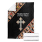 Personalized Ethiopia Blanket Ethiopian Orthodox Church Angel Black Color