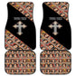 Personalized Ethiopia Car Mats Ethiopian Orthodox Church Angel Black Color