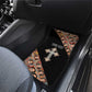 Personalized Ethiopia Car Mats Ethiopian Orthodox Church Angel Black Color