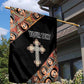 Personalized Ethiopia Garden Flag Ethiopian Orthodox Church Angel Black Color