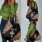 Personalized Ethiopia Grocery Bag Ethiopian Orthodox Church Angel Black Color
