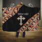 Personalized Ethiopia Hooded Blanket Ethiopian Orthodox Church Angel Black Color