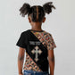 Personalized Ethiopia Kid T shirt Ethiopian Orthodox Church Angel Black Color