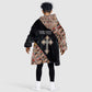 Personalized Ethiopia Kid Wearable Blanket Hoodie Ethiopian Orthodox Church Angel Black Color