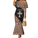Personalized Ethiopia Mermaid Dress Ethiopian Orthodox Church Angel Black Color