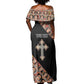 Personalized Ethiopia Off Shoulder Maxi Dress Ethiopian Orthodox Church Angel Black Color