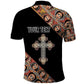Personalized Ethiopia Polo Shirt Ethiopian Orthodox Church Angel Black Color