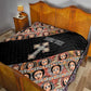 Personalized Ethiopia Quilt Ethiopian Orthodox Church Angel Black Color