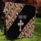 Personalized Ethiopia Quilt Ethiopian Orthodox Church Angel Black Color