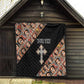 Personalized Ethiopia Quilt Ethiopian Orthodox Church Angel Black Color