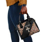 Personalized Ethiopia Shoulder Handbag Ethiopian Orthodox Church Angel Black Color