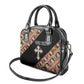 Personalized Ethiopia Shoulder Handbag Ethiopian Orthodox Church Angel Black Color