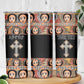 Personalized Ethiopia Skinny Tumbler Ethiopian Orthodox Church Angel Black Color