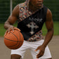 Personalized Ethiopia Sleeveless Hoodie Ethiopian Orthodox Church Angel Black Color - African Pride