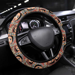Ethiopia Steering Wheel Cover Ethiopian Orthodox Church Angel Black Color