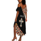 Personalized Ethiopia Summer Maxi Dress Ethiopian Orthodox Church Angel Black Color