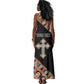 Personalized Ethiopia Tank Maxi Dress Ethiopian Orthodox Church Angel Black Color