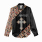 Personalized Ethiopia Women Casual Shirt Ethiopian Orthodox Church Angel Black Color