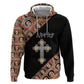 Personalized Ethiopia Zip Hoodie Ethiopian Orthodox Church Angel Black Color