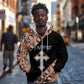 Personalized Ethiopia Zip Hoodie Ethiopian Orthodox Church Angel Black Color