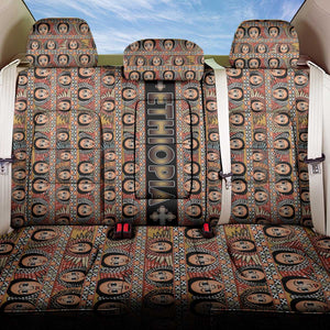 Ethiopia Back Car Seat Cover Ethiopian Tewahedo Angel Orthodox Black Color