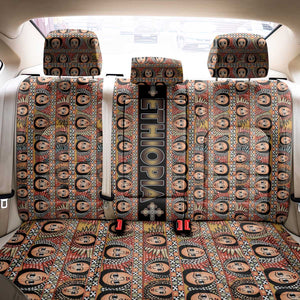 Ethiopia Back Car Seat Cover Ethiopian Tewahedo Angel Orthodox Black Color