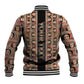 Personalized Ethiopia Baseball Jacket Ethiopian Tewahedo Angel Orthodox Black Color
