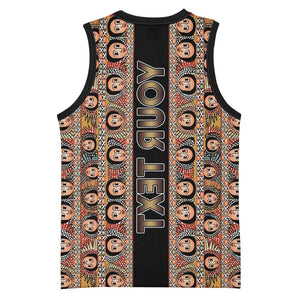 Personalized Ethiopia Basketball Jersey Ethiopian Tewahedo Angel Orthodox Black Color - African Pride