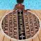 Ethiopia Beach Blanket Ethiopian Tewahedo Angel Orthodox Black Color
