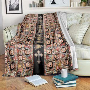 Ethiopia Blanket Ethiopian Tewahedo Angel Orthodox Black Color