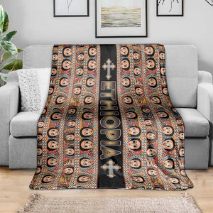 Ethiopia Blanket Ethiopian Tewahedo Angel Orthodox Black Color