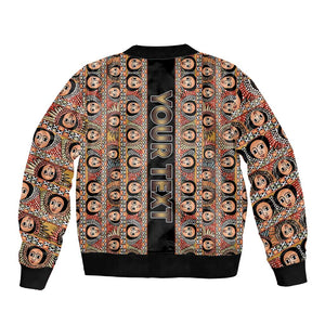 Personalized Ethiopia Bomber Jacket Ethiopian Tewahedo Angel Orthodox Black Color