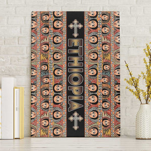 Ethiopia Canvas Wall Art Ethiopian Tewahedo Angel Orthodox Black Color