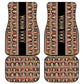 Ethiopia Car Mats Ethiopian Tewahedo Angel Orthodox Black Color