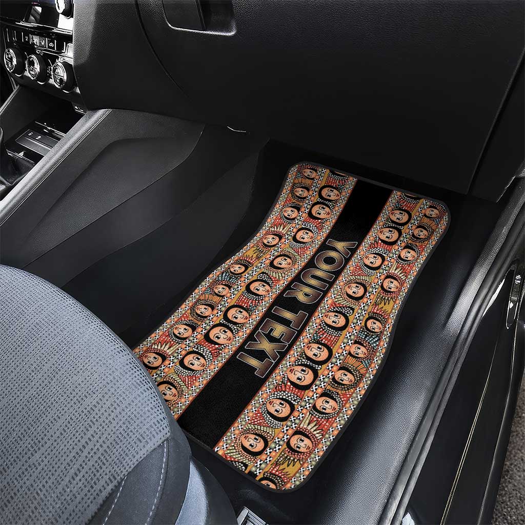 Ethiopia Car Mats Ethiopian Tewahedo Angel Orthodox Black Color