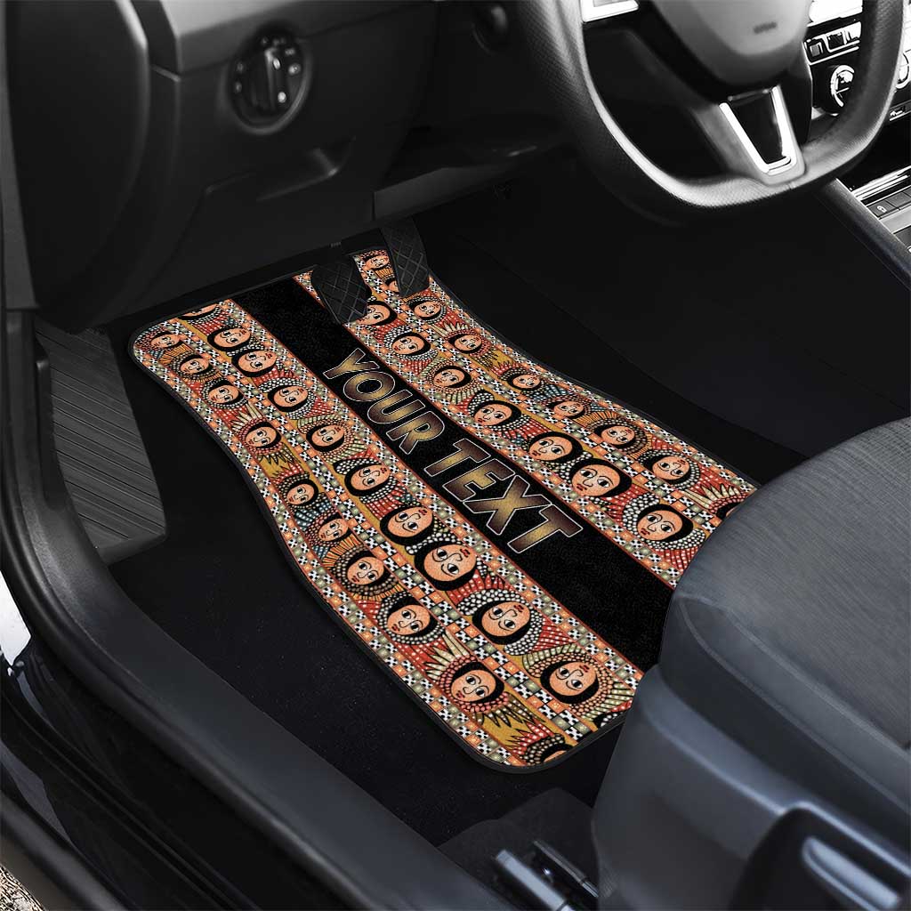 Ethiopia Car Mats Ethiopian Tewahedo Angel Orthodox Black Color