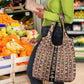 Ethiopia Grocery Bag Ethiopian Tewahedo Angel Orthodox Black Color