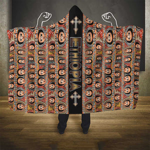 Ethiopia Hooded Blanket Ethiopian Tewahedo Angel Orthodox Black Color