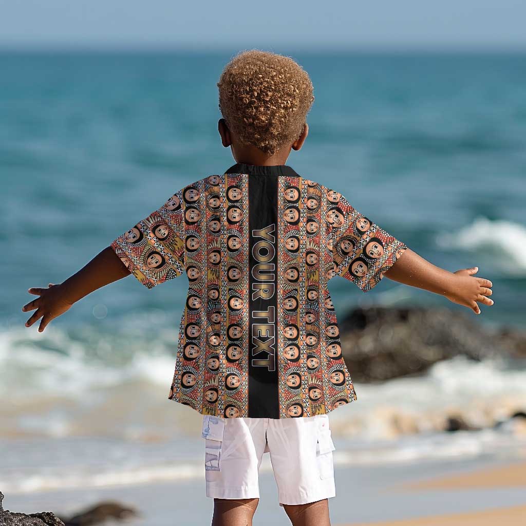 Personalized Ethiopia Kid Hawaiian Shirt Ethiopian Tewahedo Angel Orthodox Black Color