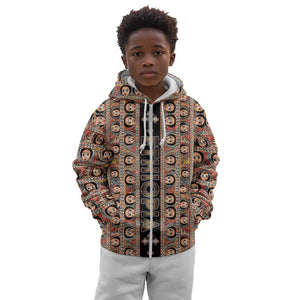 Personalized Ethiopia Kid Hoodie Ethiopian Tewahedo Angel Orthodox Black Color