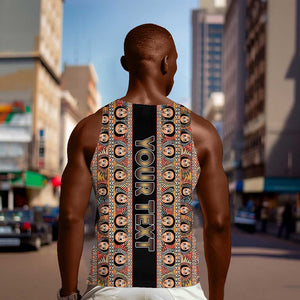 Personalized Ethiopia Men Tank Top Ethiopian Tewahedo Angel Orthodox Black Color