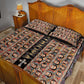 Ethiopia Quilt Bed Set Ethiopian Tewahedo Angel Orthodox Black Color