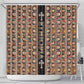 Ethiopia Shower Curtain Ethiopian Tewahedo Angel Orthodox Black Color