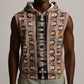 Personalized Ethiopia Sleeveless Hoodie Ethiopian Tewahedo Angel Orthodox Black Color - African Pride