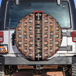 Ethiopia Spare Tire Cover Ethiopian Tewahedo Angel Orthodox Black Color
