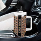 Personalized Ethiopia Tumbler With Handle Ethiopian Tewahedo Angel Orthodox Black Color