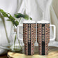 Personalized Ethiopia Tumbler With Handle Ethiopian Tewahedo Angel Orthodox Black Color