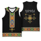 Ethiopia Saba Kemis Habesha Style Basketball Jersey Black Color - African Pride