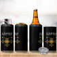 Ethiopia Saba Kemis Habesha Style 4 in 1 Can Cooler Tumbler Black Color