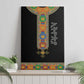 Ethiopia Saba Kemis Habesha Style Canvas Wall Art Black Color